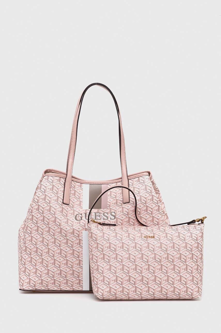 

Чанта Guess в розово, Розов