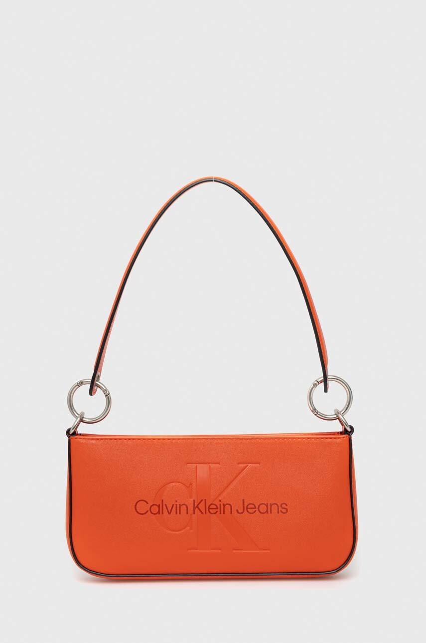 

Чанта Calvin Klein Jeans в оранжево, Оранжев