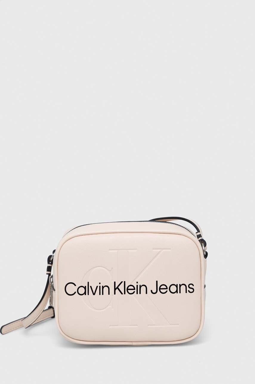 

Чанта Calvin Klein Jeans в розово, Розов