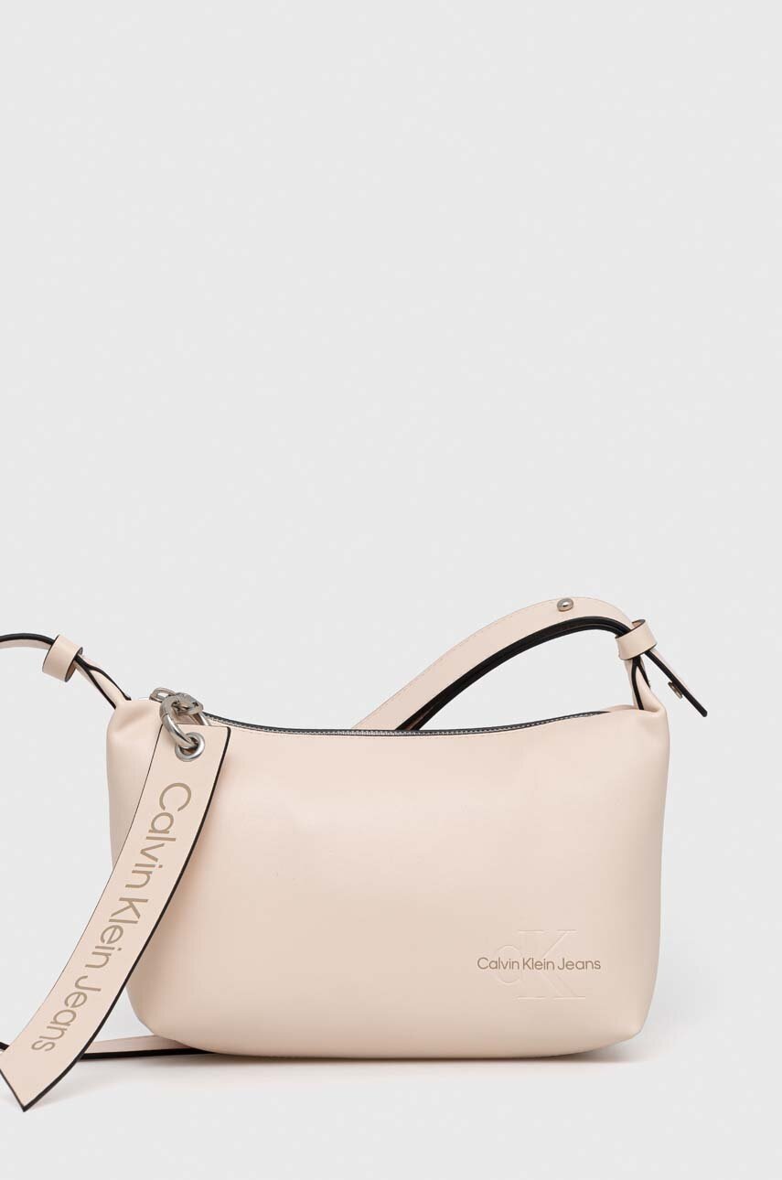 

Чанта Calvin Klein Jeans в розово, Розов