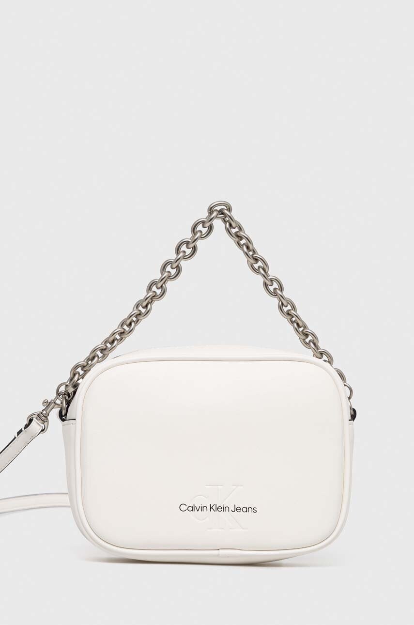 

Чанта Calvin Klein Jeans в бяло, Бял