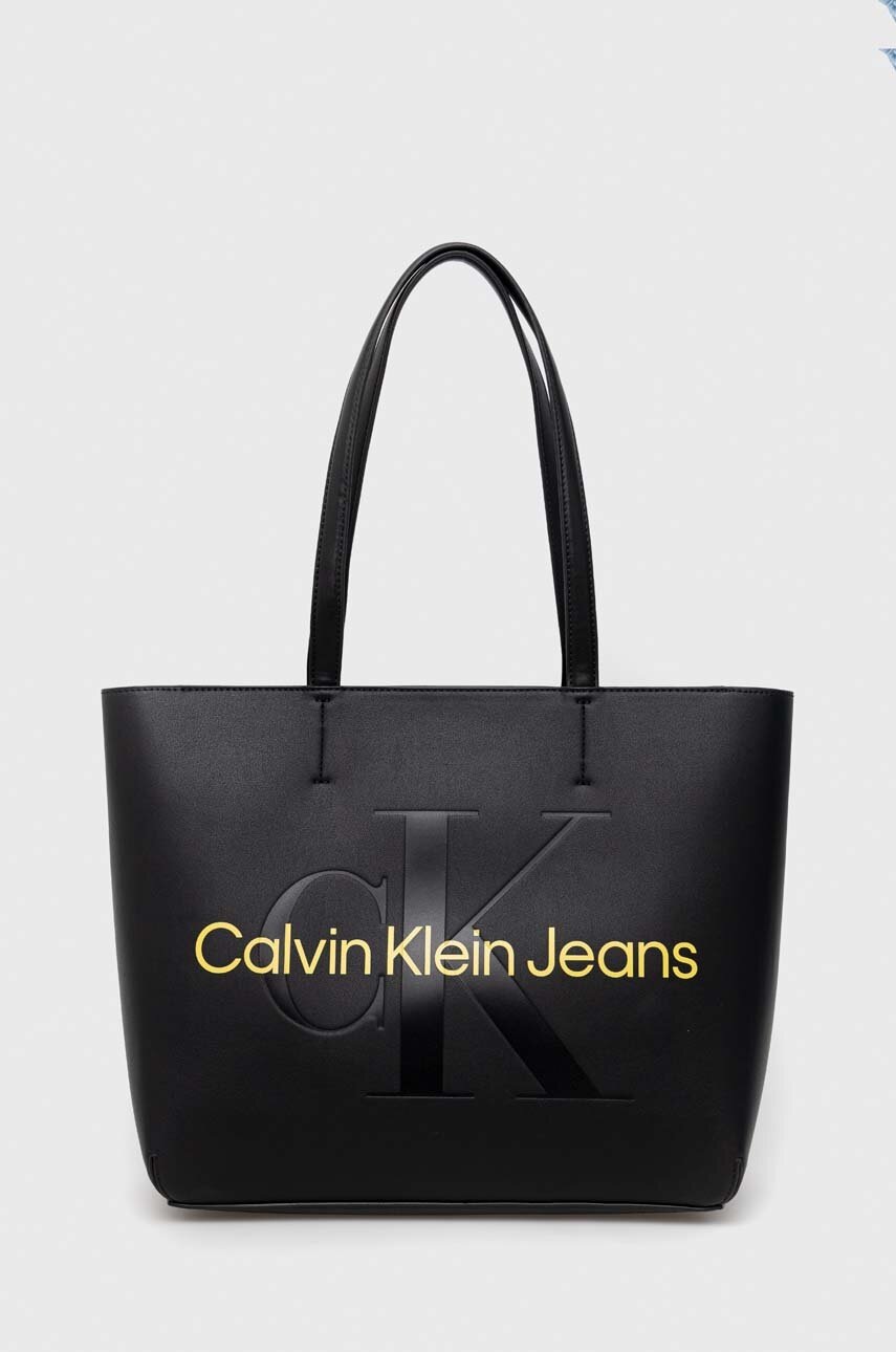 

Чанта Calvin Klein Jeans в черно, Черен
