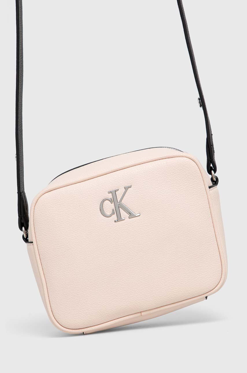 Levně Kabelka Calvin Klein Jeans růžová barva, K60K610683