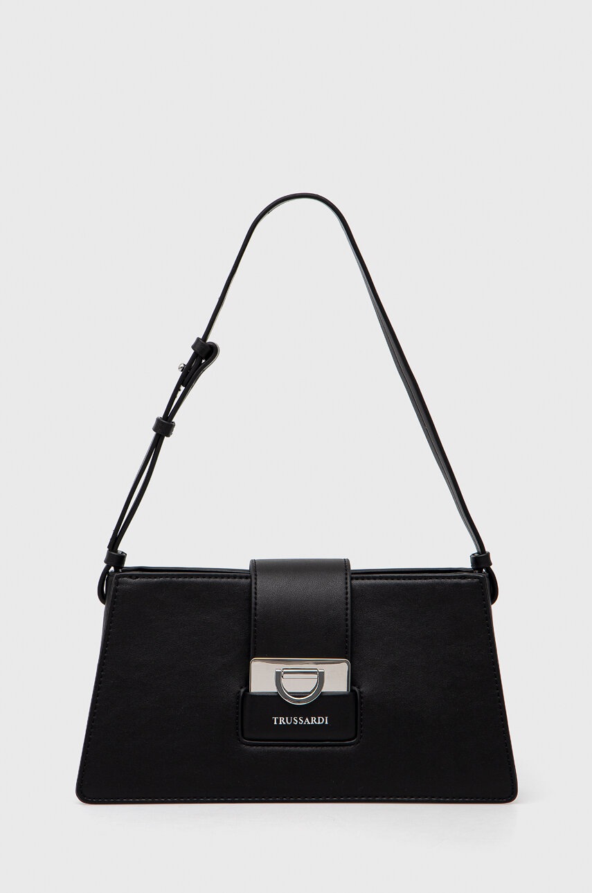 

Чанта Trussardi в черно, Черен