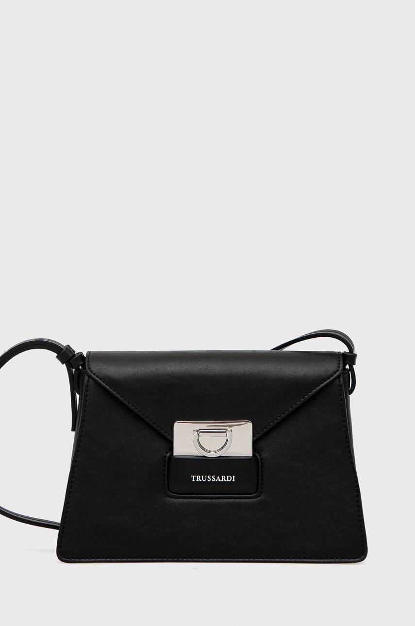 

Чанта Trussardi в черно, Черен