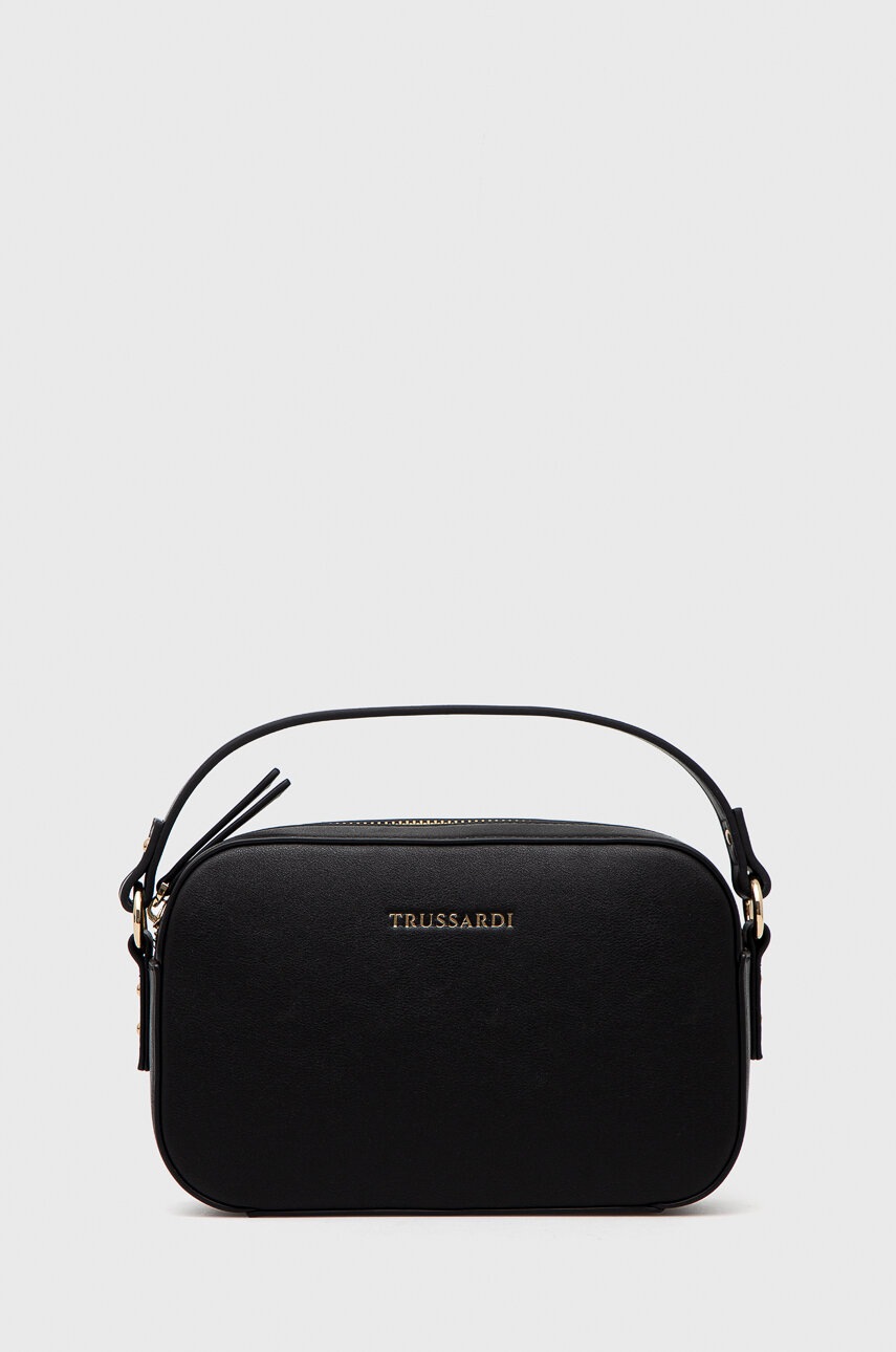 

Чанта Trussardi в черно, Черен