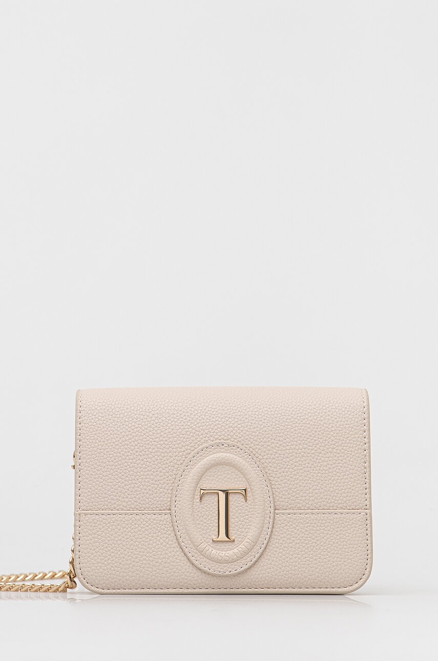 

Сумочка Trussardi колір бежевий