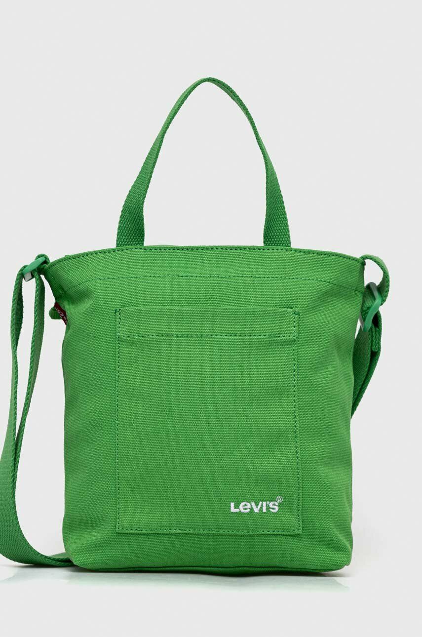 Levi’s poseta culoarea verde Accesorii imagine 2022