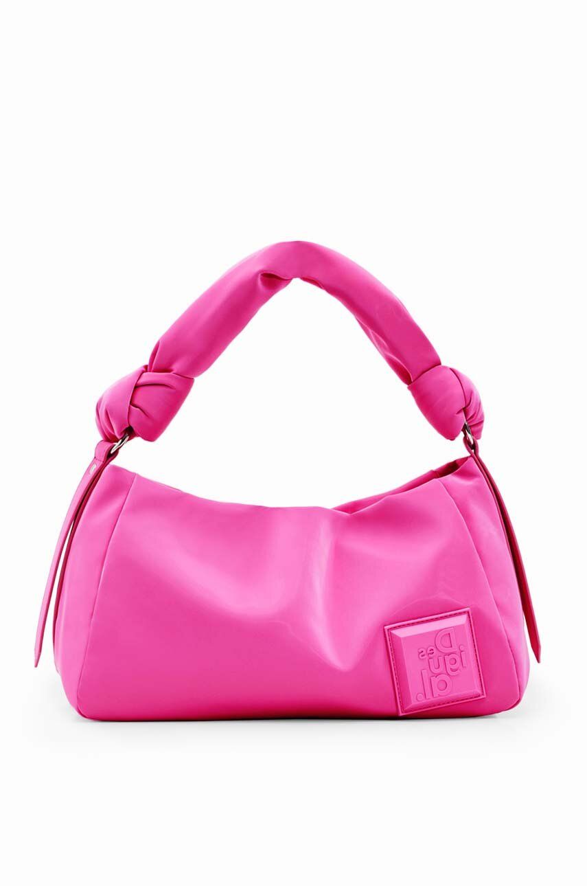 Desigual poseta culoarea roz - Shoppu.ro
