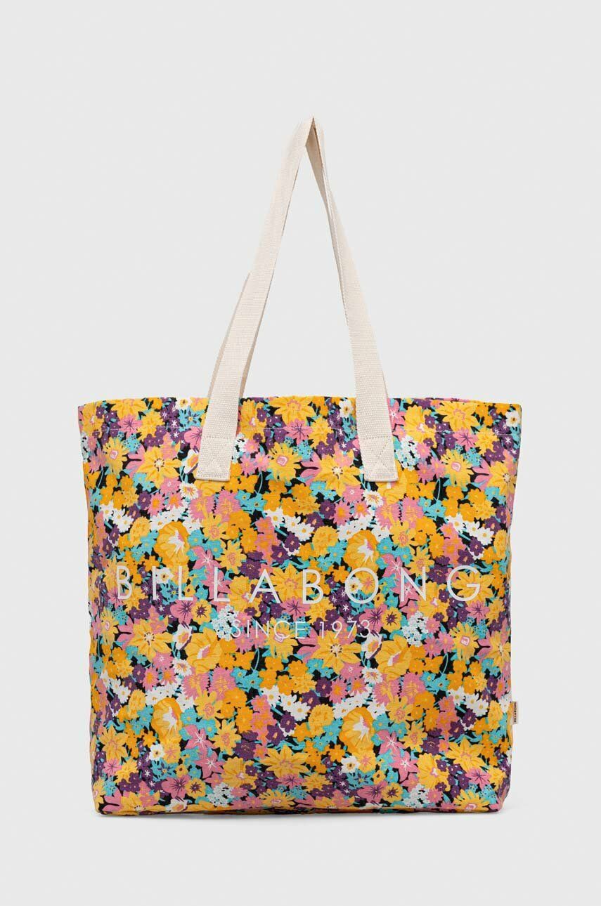 E-shop Plážová taška Billabong žlutá barva