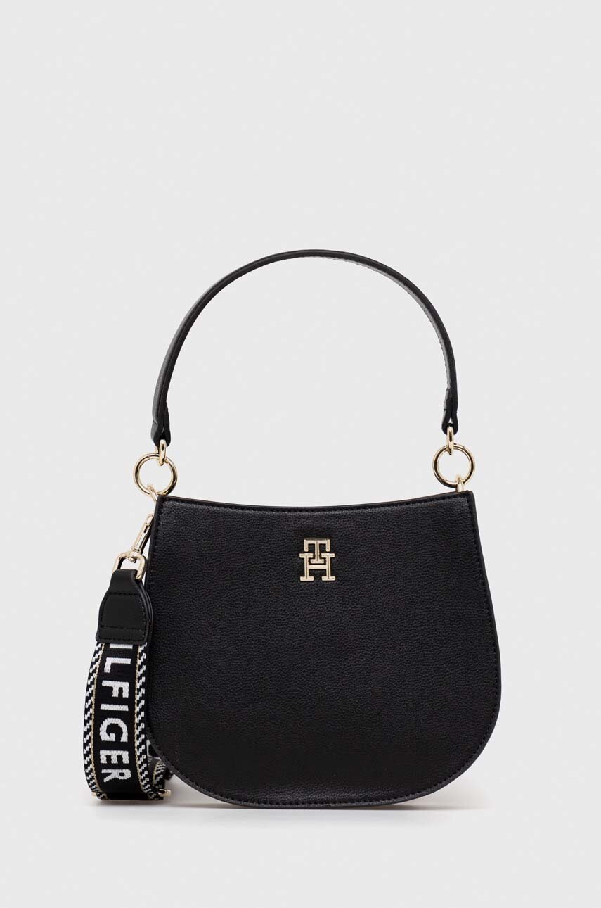 

Чанта Tommy Hilfiger в черно, Черен