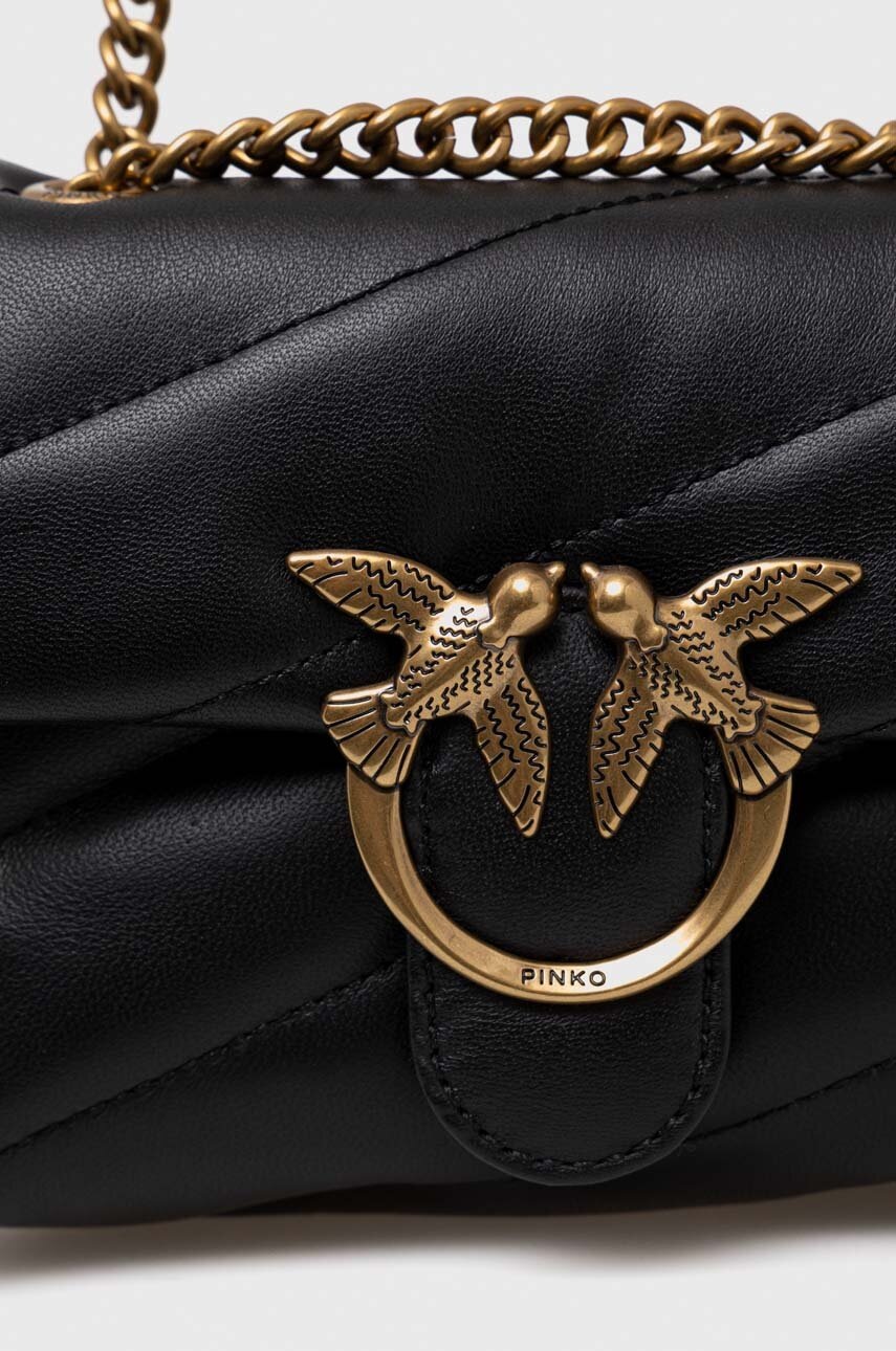 Τσάντα Pinko χρώμα: μαύρο φωτογραφία