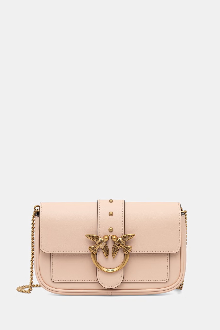 Pinko poșetă de piele Femei / Accesorii / Genţi de umăr / Crossbody answear.ro Pinko poșetă de piele Femei / Accesorii / Genţi de umăr / Crossbody answear.ro