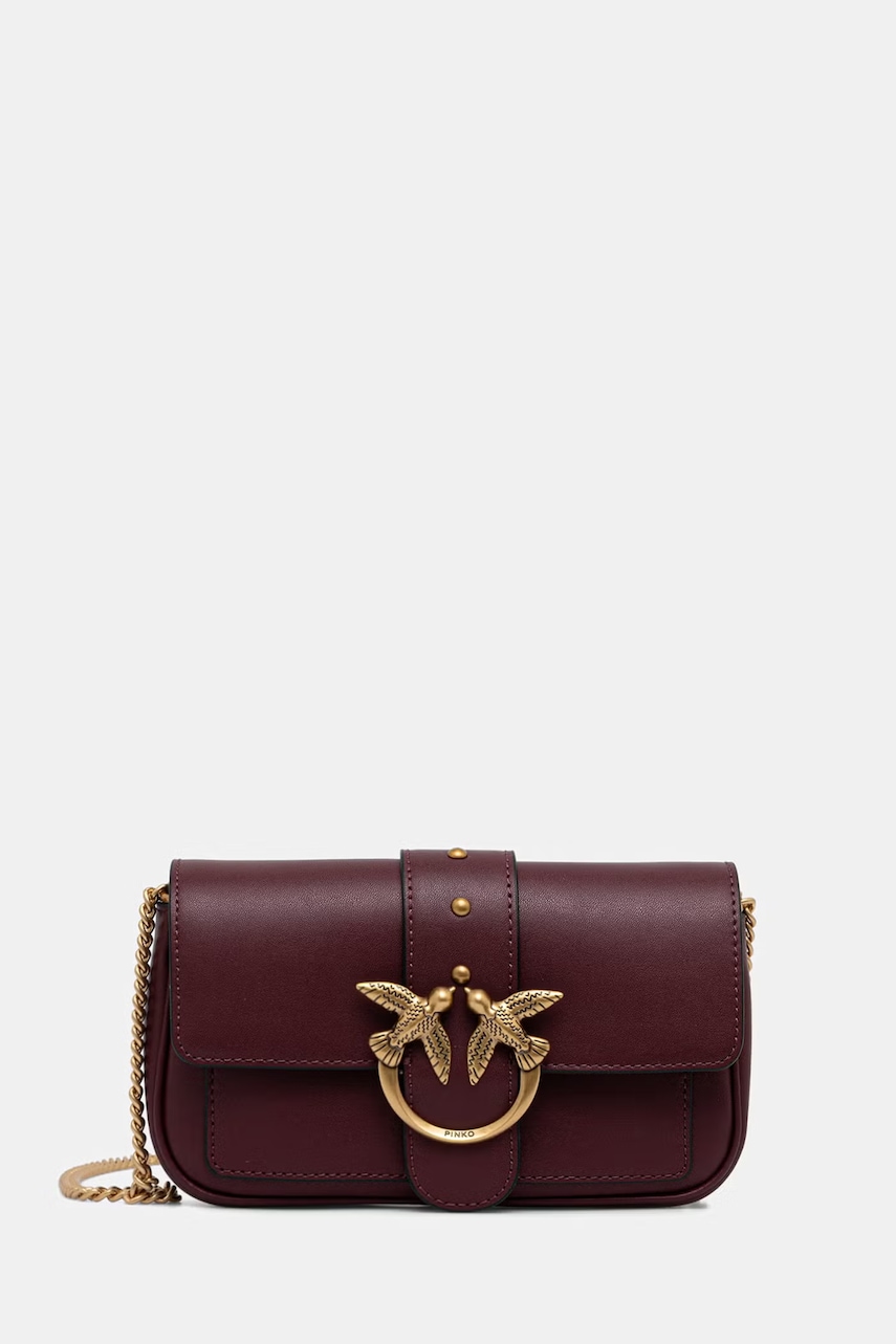 Pinko geantă crossbody pentru femei din piele