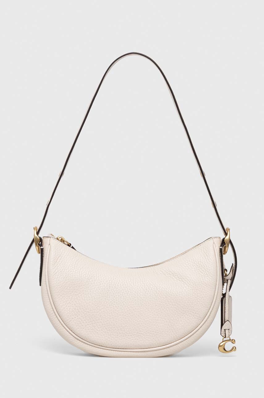 

Кожаная сумочка Coach цвет чёрный