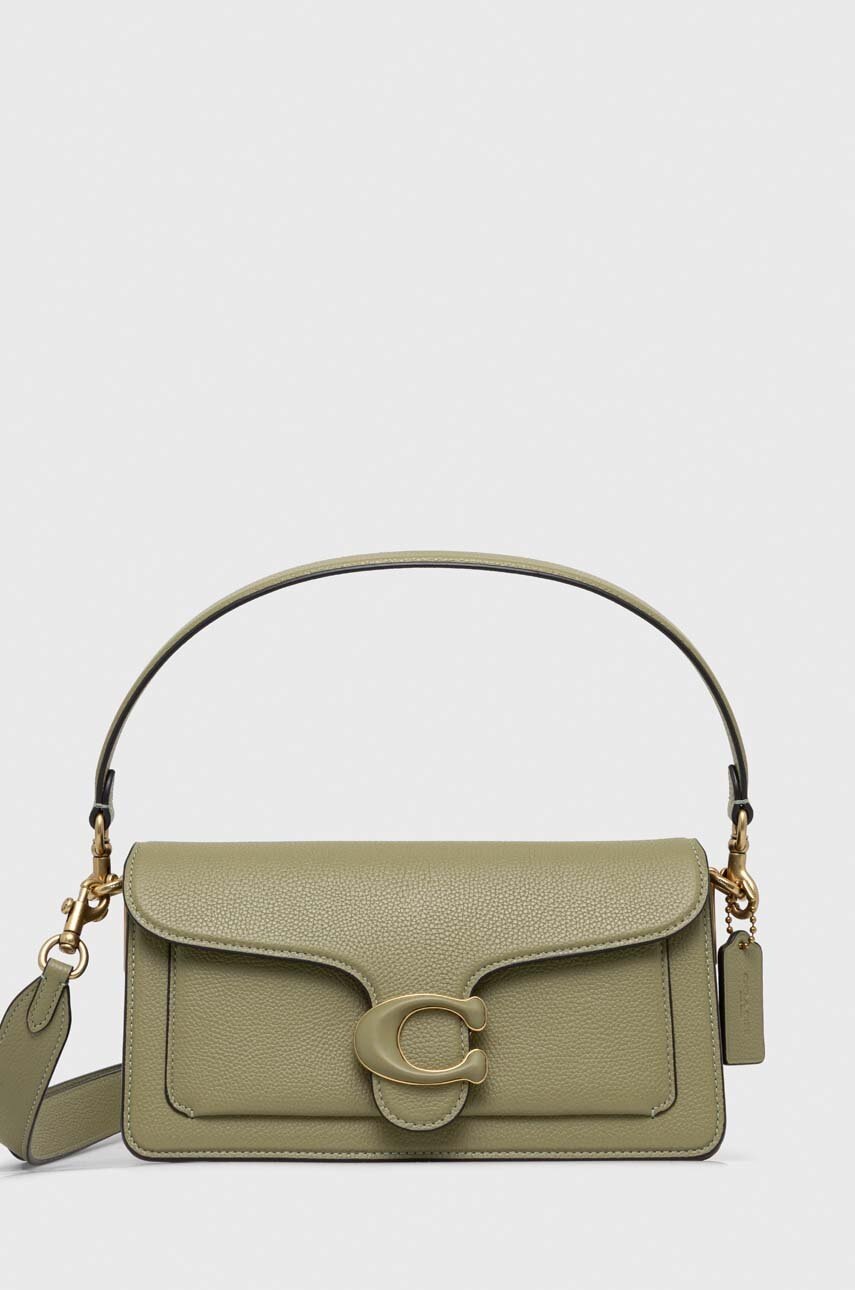 

Шкіряна сумочка Coach Tabby Shoulder Bag 26 колір зелений