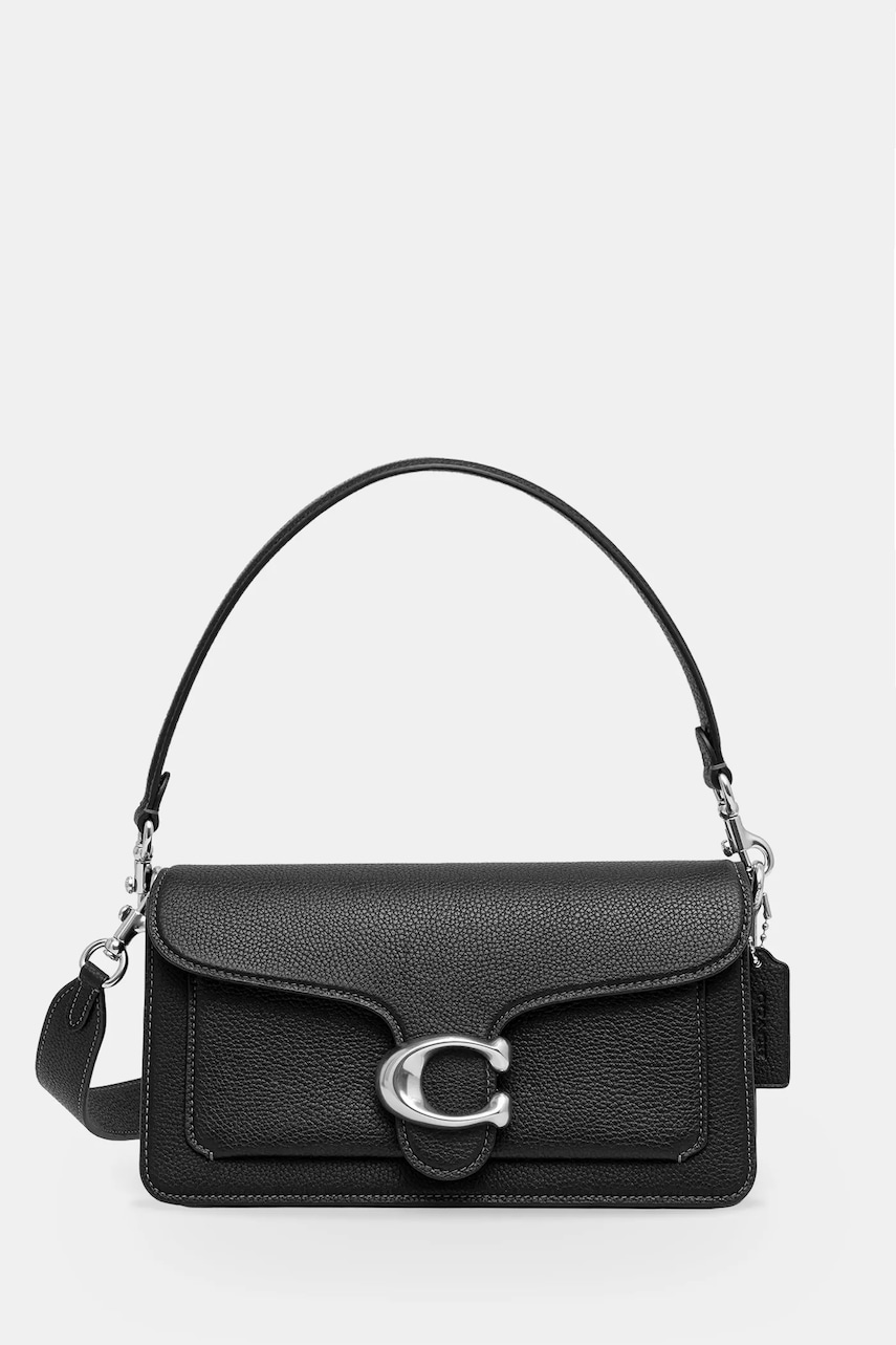 Coach poșetă de piele Tabby culoarea negru, CH857 Coach poșetă de piele Tabby culoarea negru, CH857