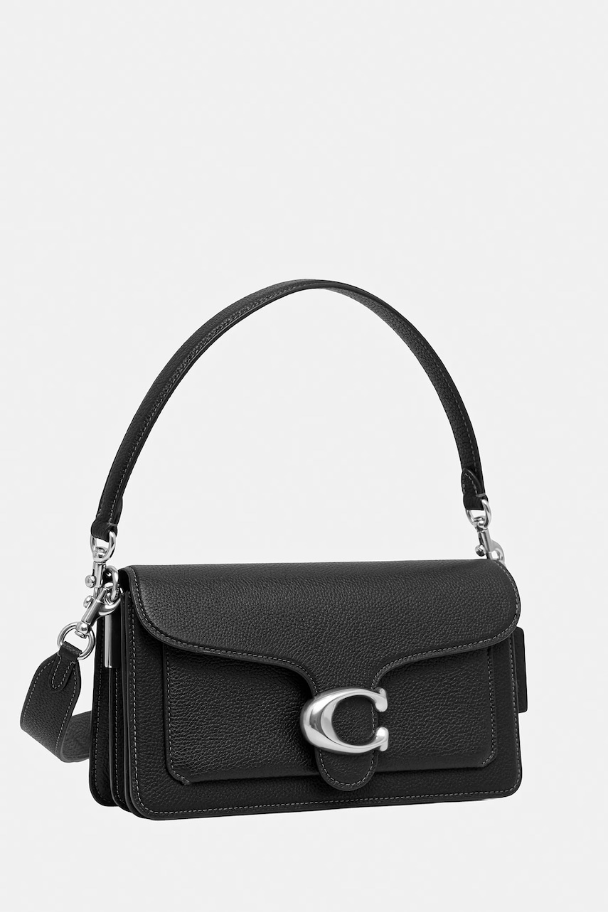 Кожаная сумочка Coach Tabby 26 цвет чёрный CH857 Кожаная сумочка Coach Tabby 26 цвет чёрный CH857