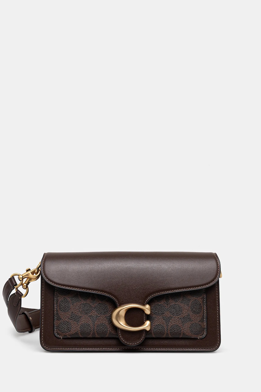 Coach poșetă de piele Tabby 26 culoarea negru