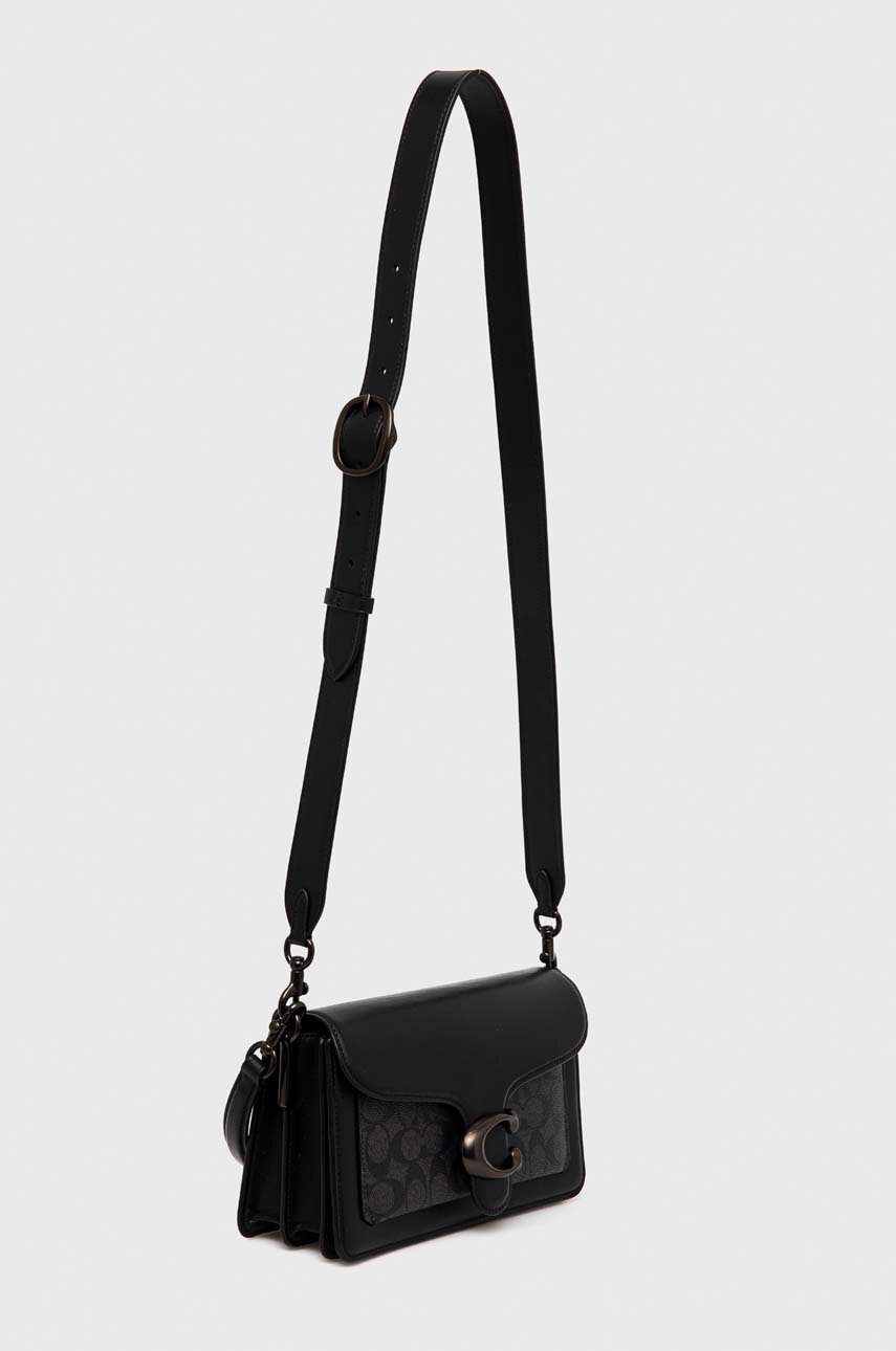

Кожаная сумочка Coach цвет чёрный