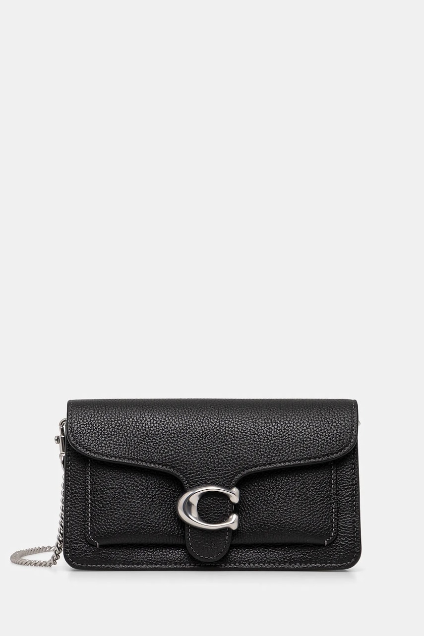 Coach geantă de piele Tabby culoarea negru, CE772 Coach geantă de piele Tabby culoarea negru, CE772