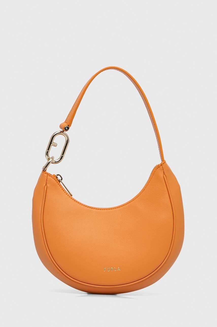 

Шкіряна сумочка Furla колір помаранчевий