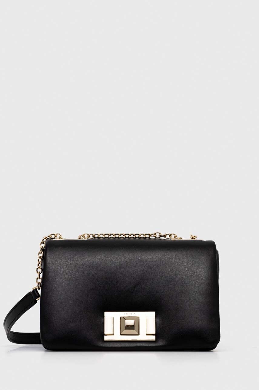 

Кожаная сумочка Furla цвет чёрный