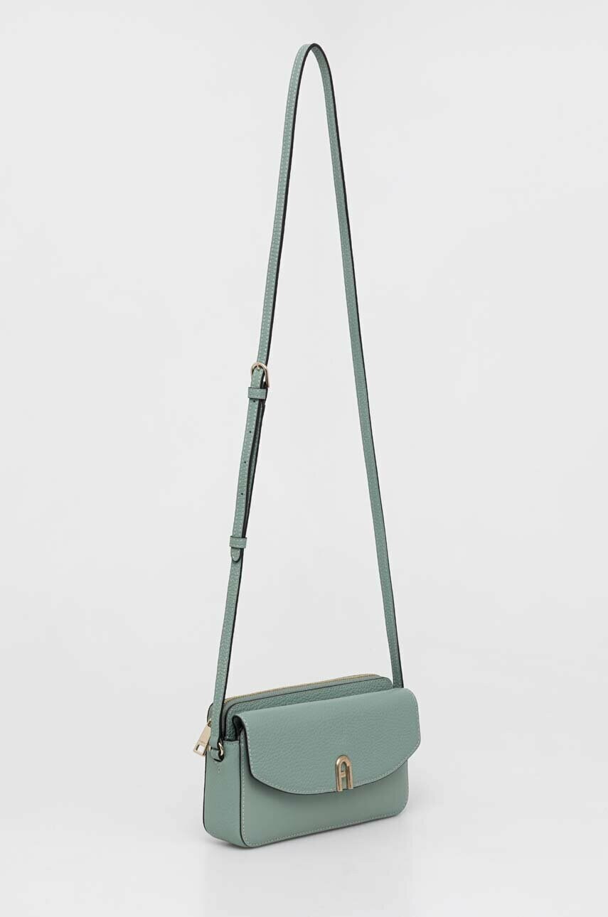 

Шкіряна сумочка Furla колір зелений