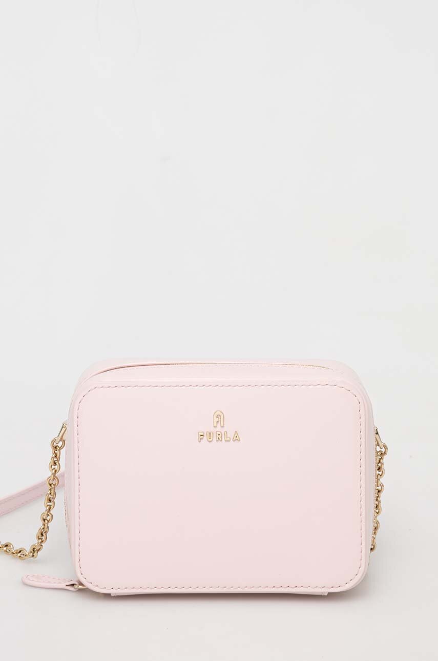

Шкіряна сумочка Furla колір рожевий