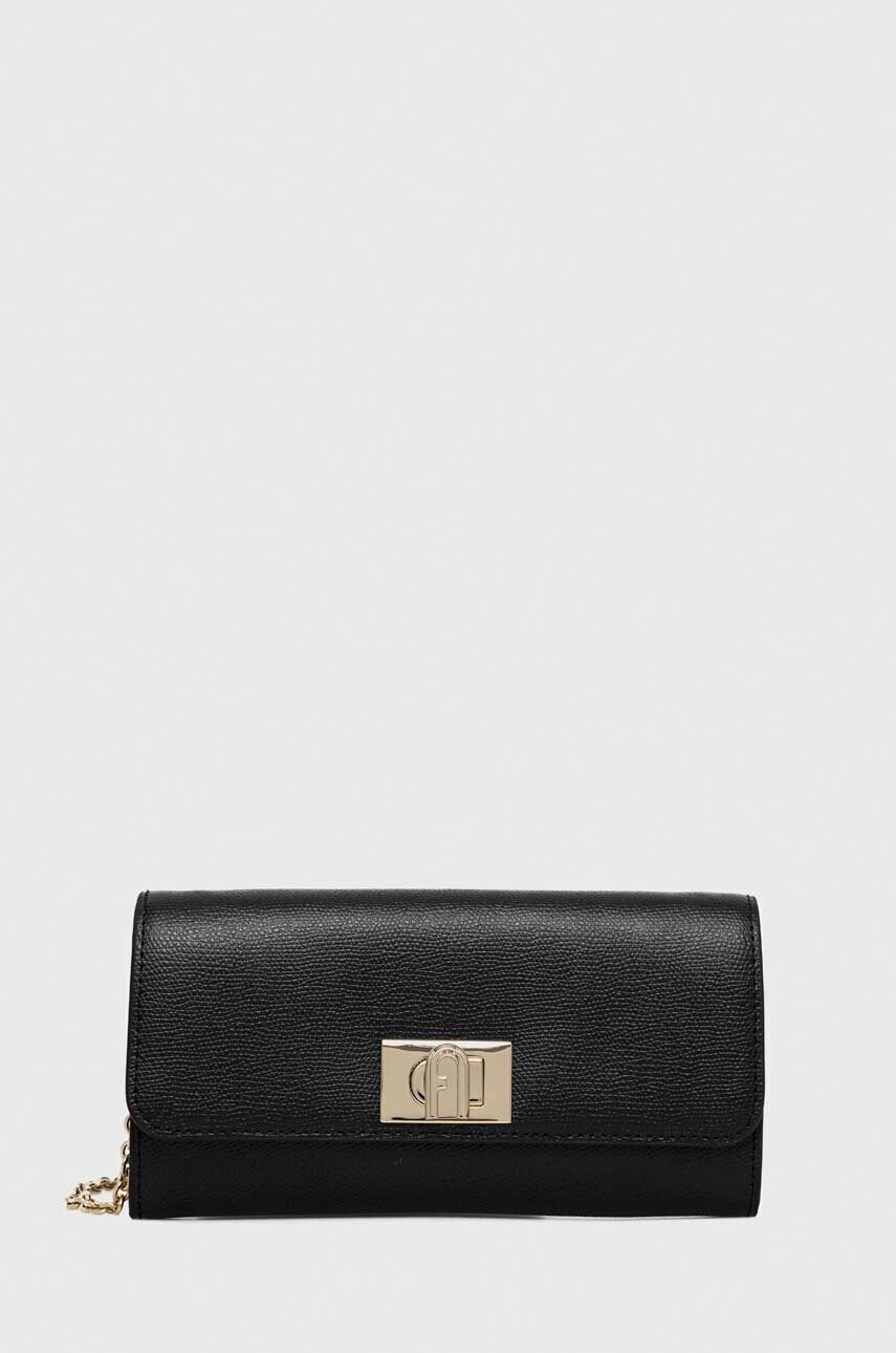 

Кожаная сумка Furla 1927 цвет чёрный