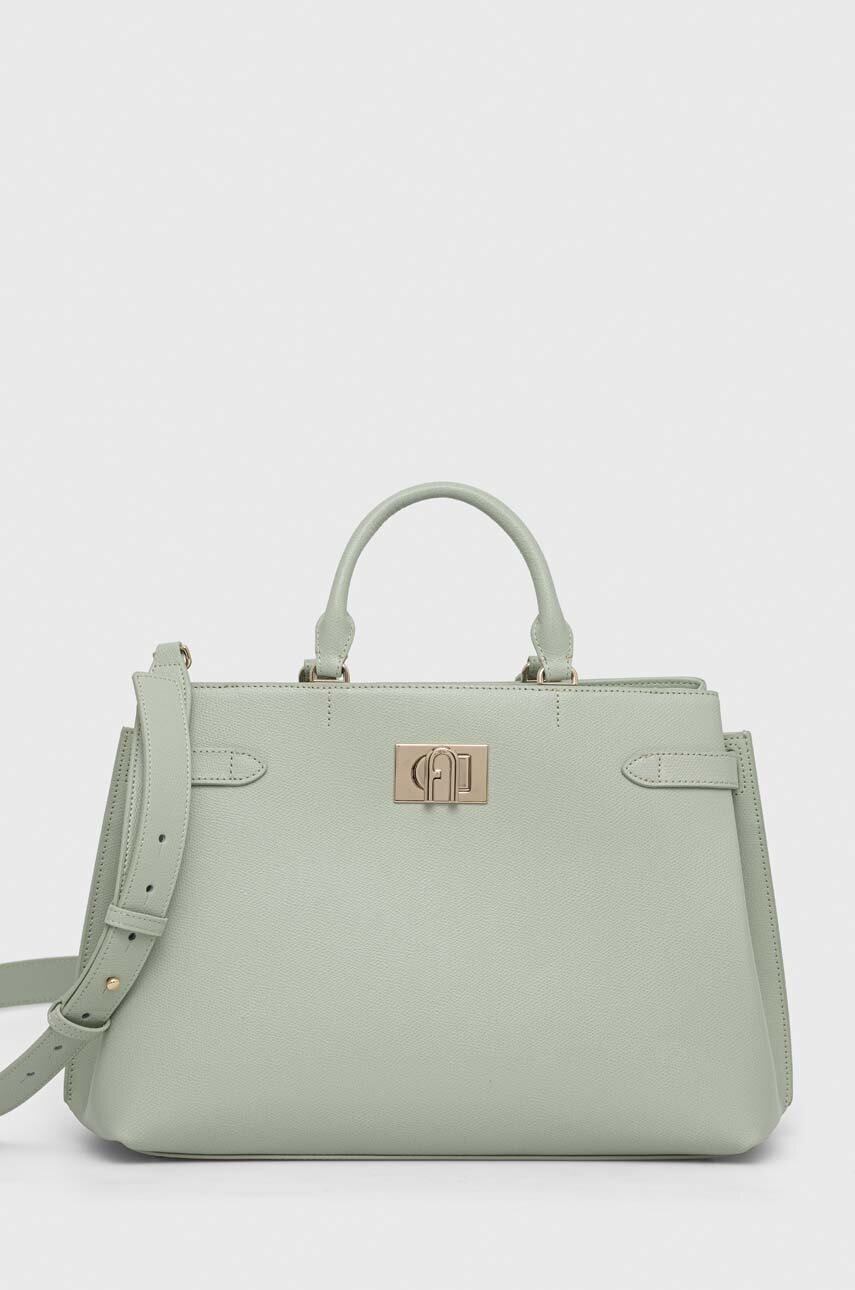 

Шкіряна сумочка Furla 1927 колір зелений