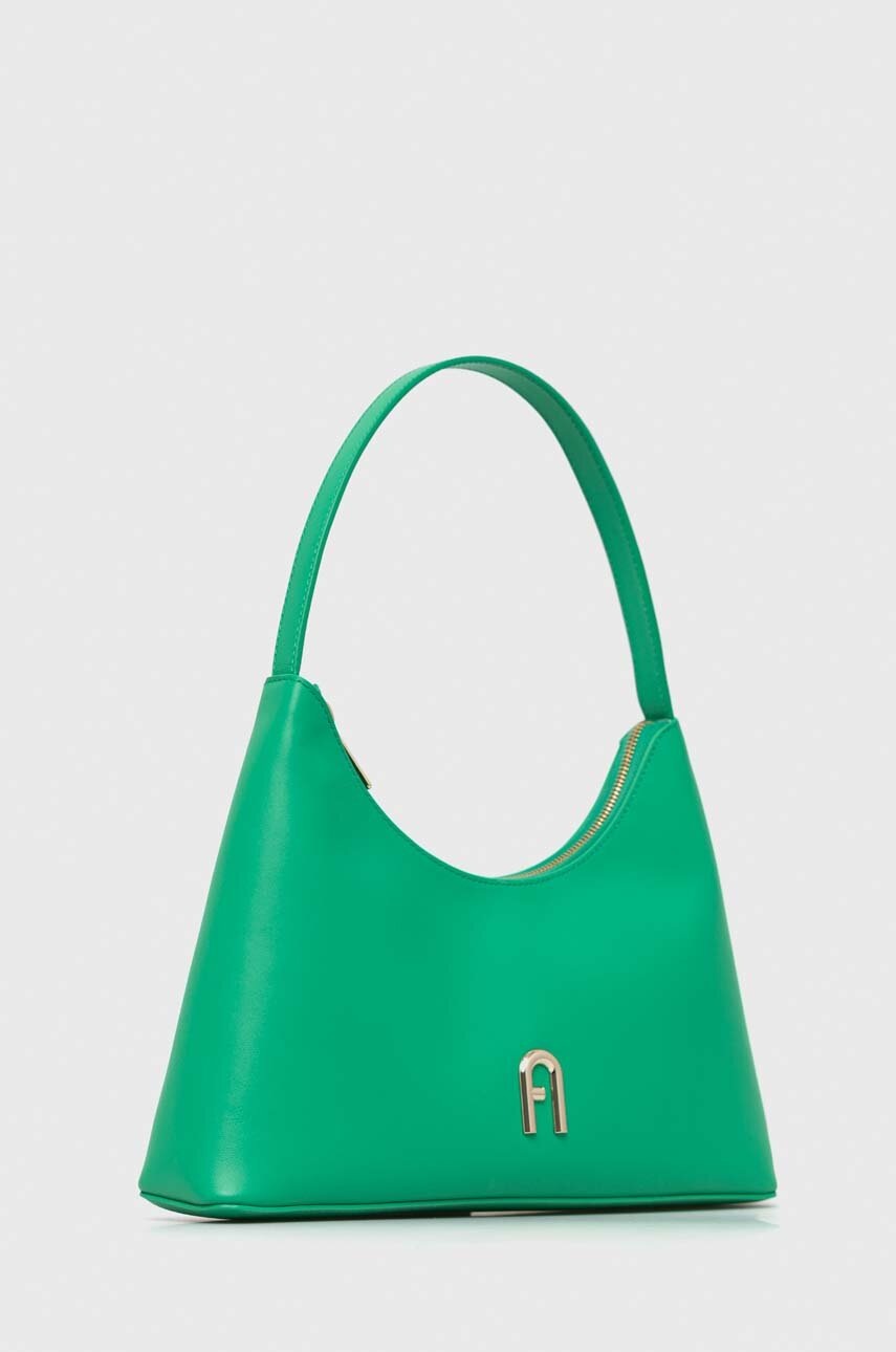 

Кожаная сумочка Furla Diamante цвет зелёный
