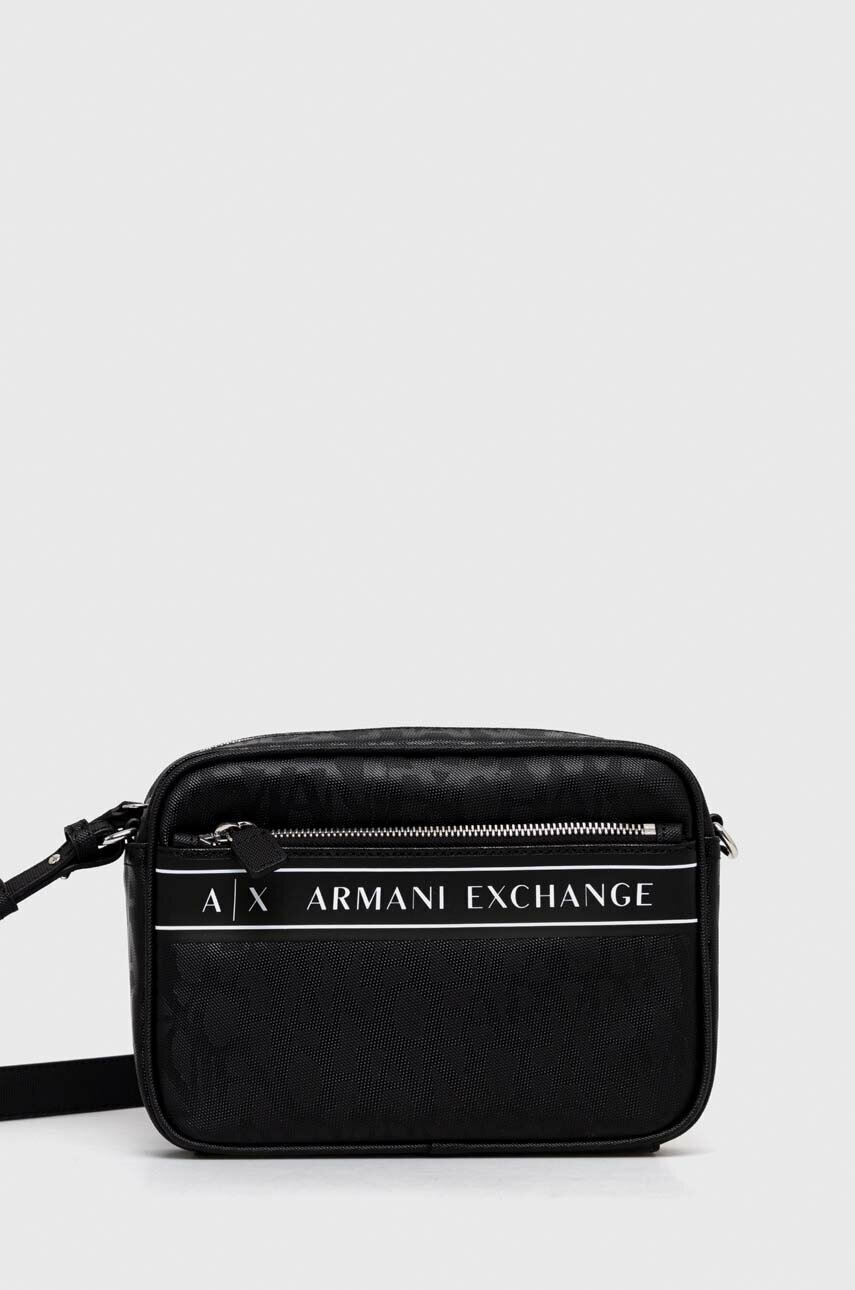 

Чанта Armani Exchange в черно, Черен