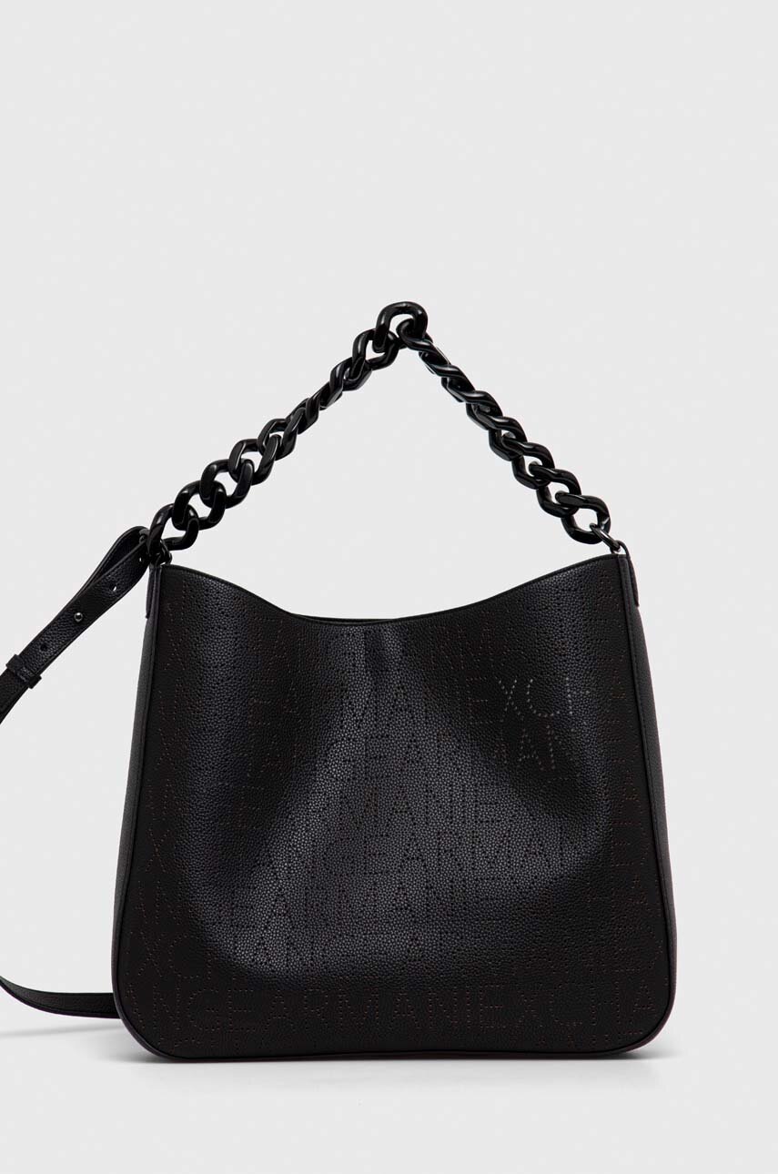 

Чанта Armani Exchange в черно, Черен
