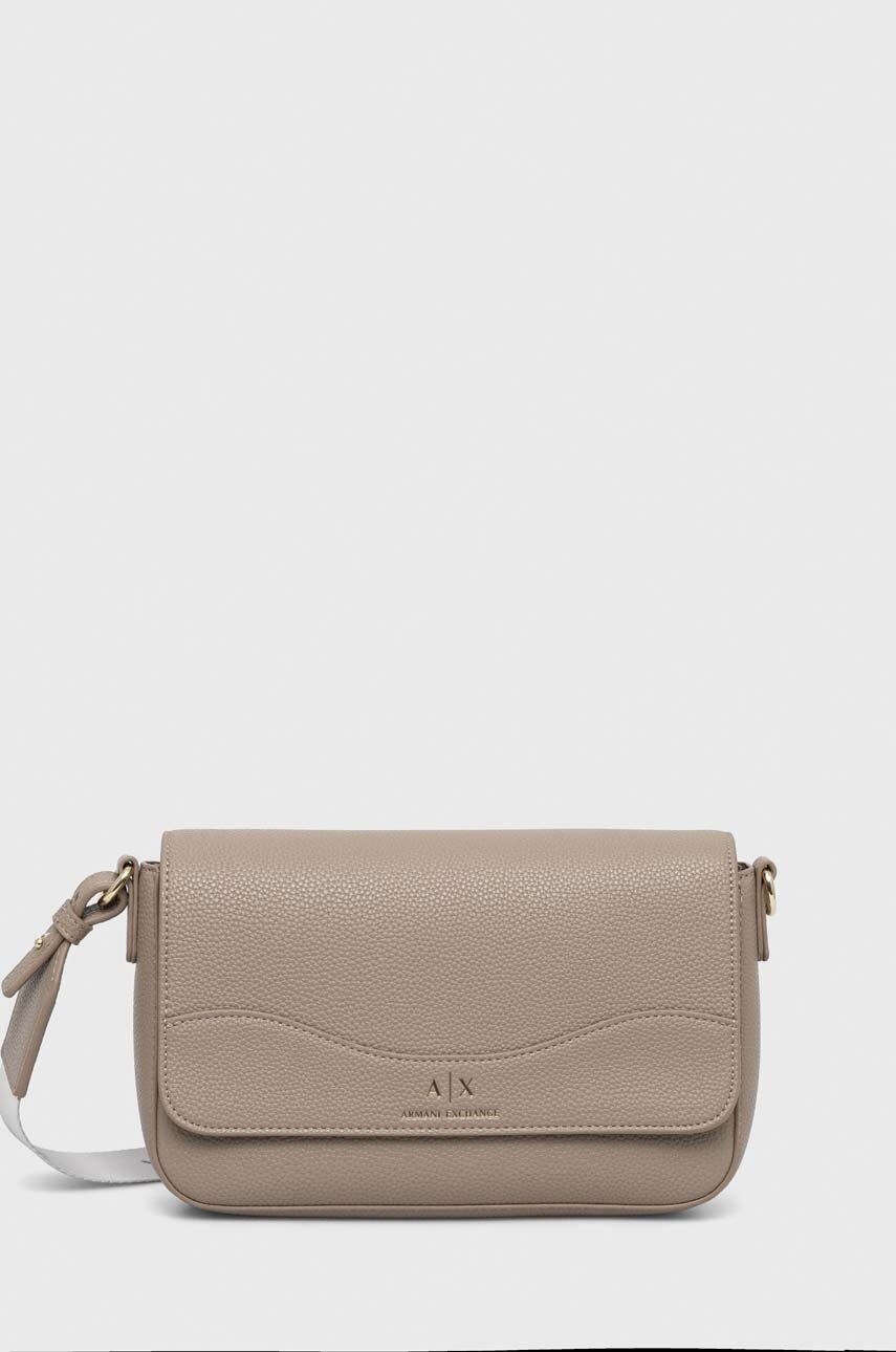 

Сумочка Armani Exchange колір бежевий