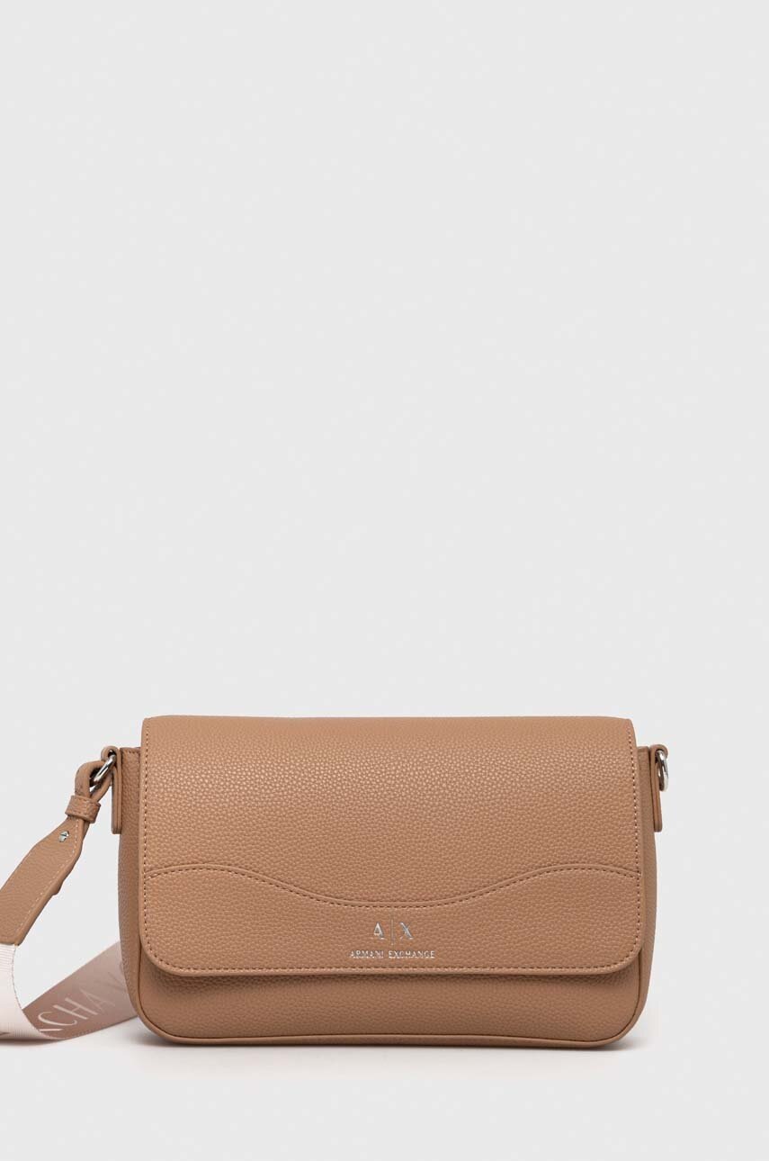

Сумочка Armani Exchange колір бежевий