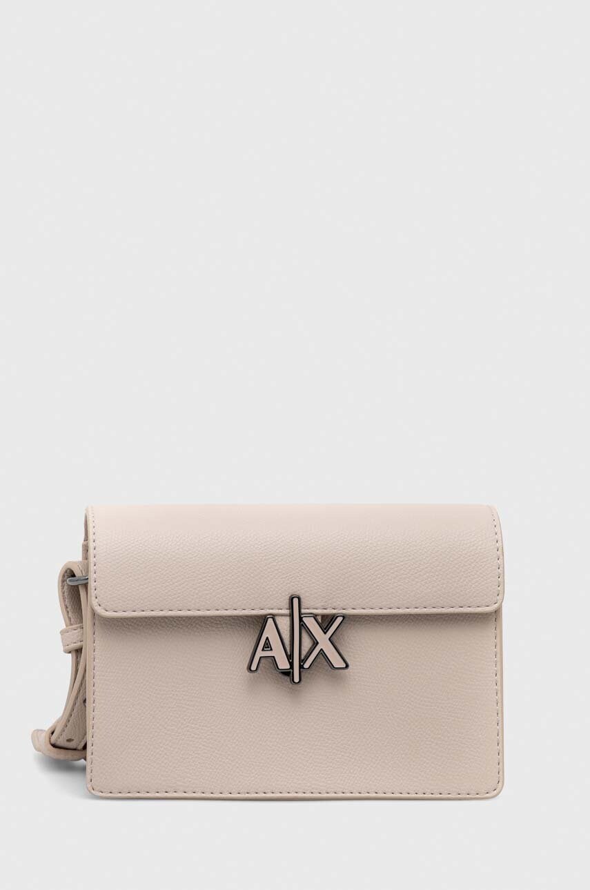 

Сумочка Armani Exchange колір бежевий
