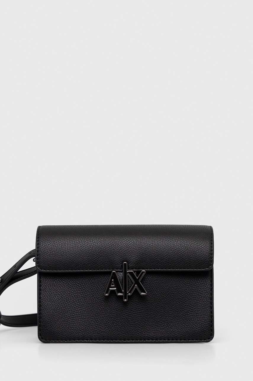 

Чанта Armani Exchange в черно, Черен