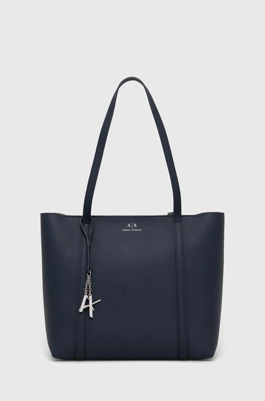 

Чанта Armani Exchange в синьо, Тъмносин