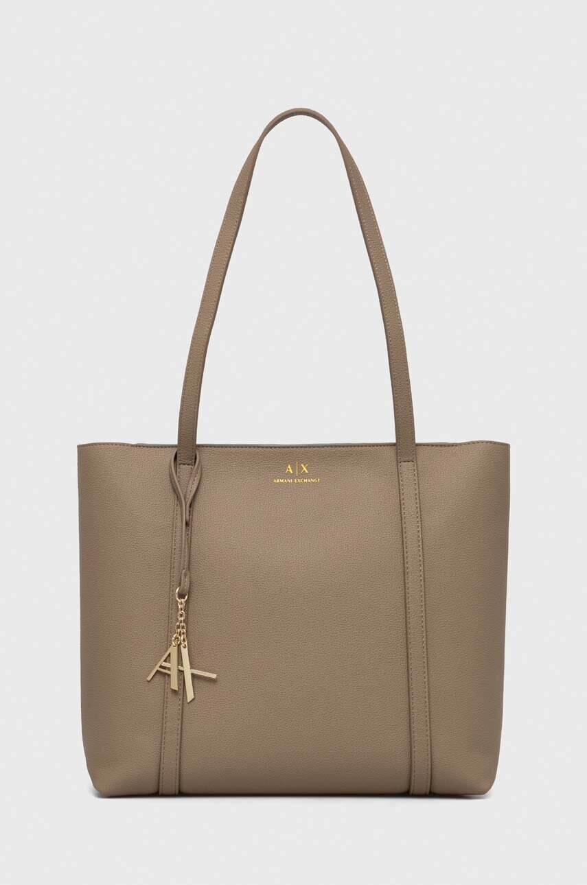 

Сумочка Armani Exchange цвет бежевый