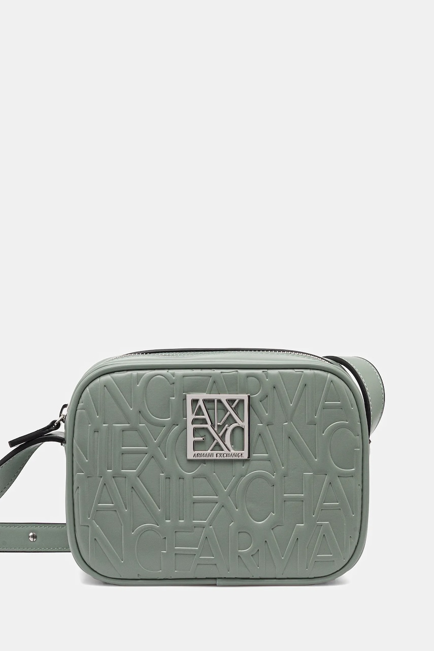Armani Exchange geanta culoarea verde, 942733 CC793