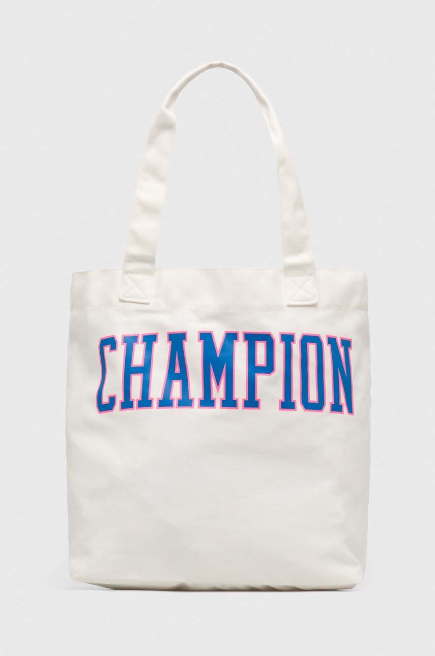 Champion geanta de bumbac culoarea alb Accesorii imagine 2022