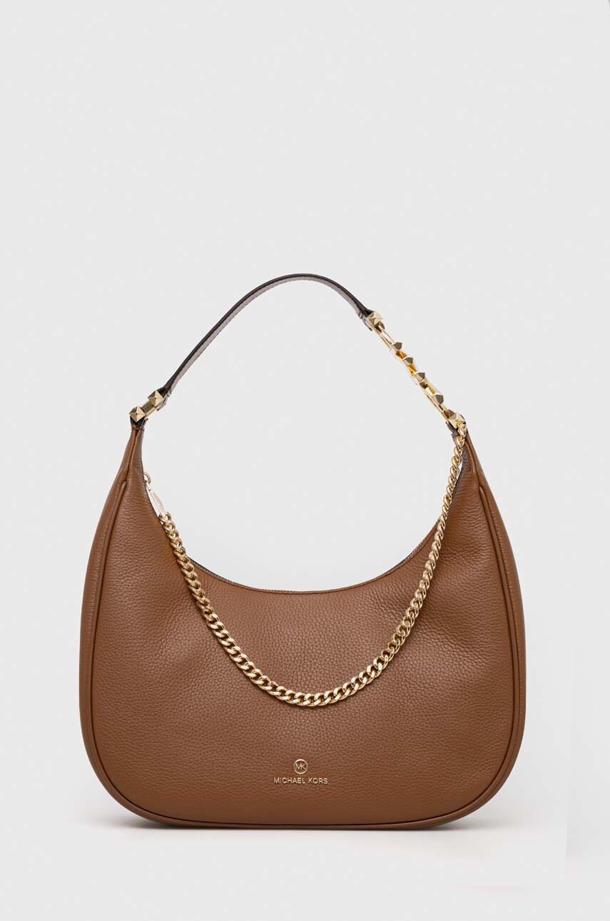 

Шкіряна сумочка MICHAEL Michael Kors колір коричневий