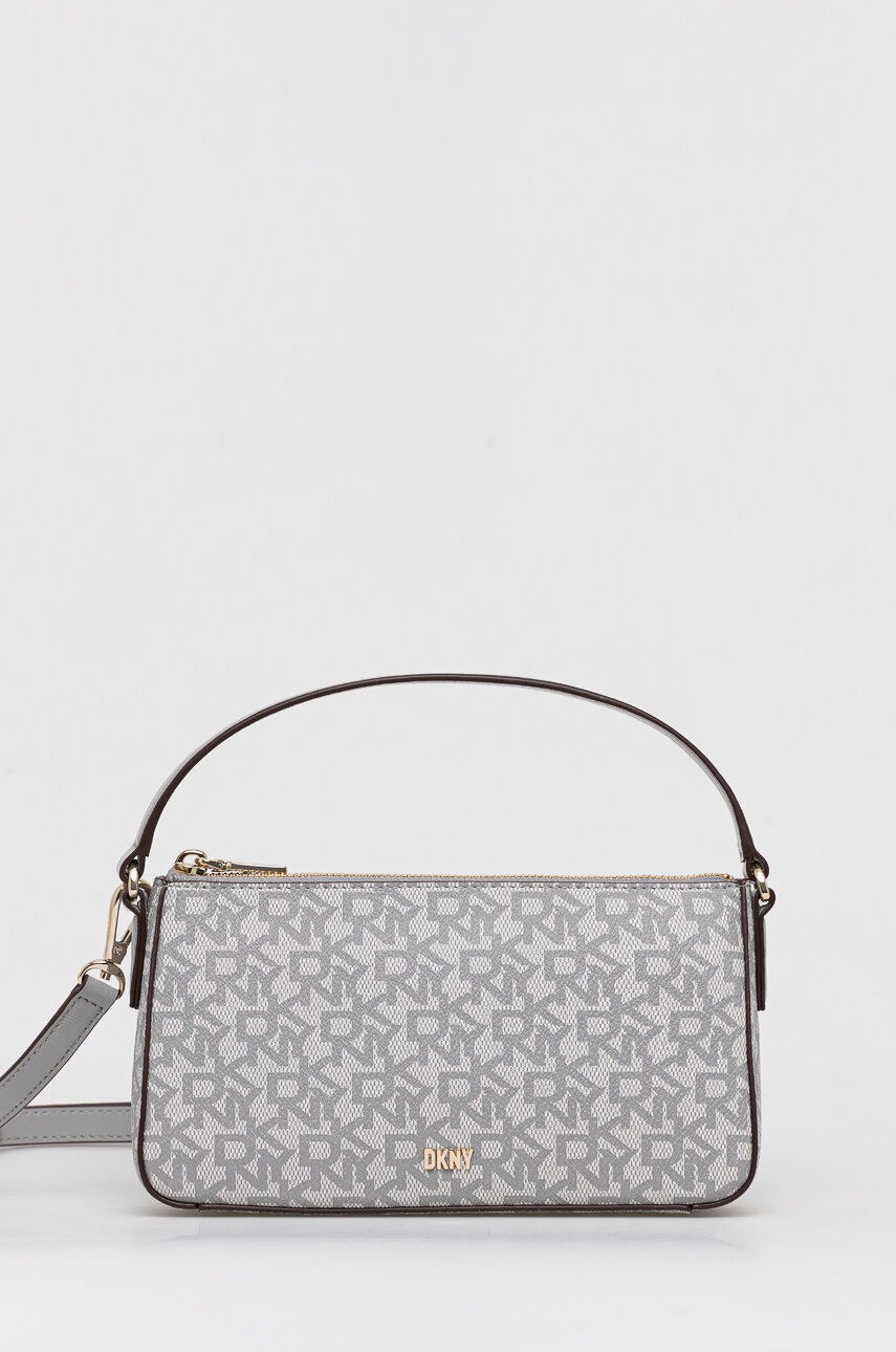 

Чанта Dkny в сиво, Сив