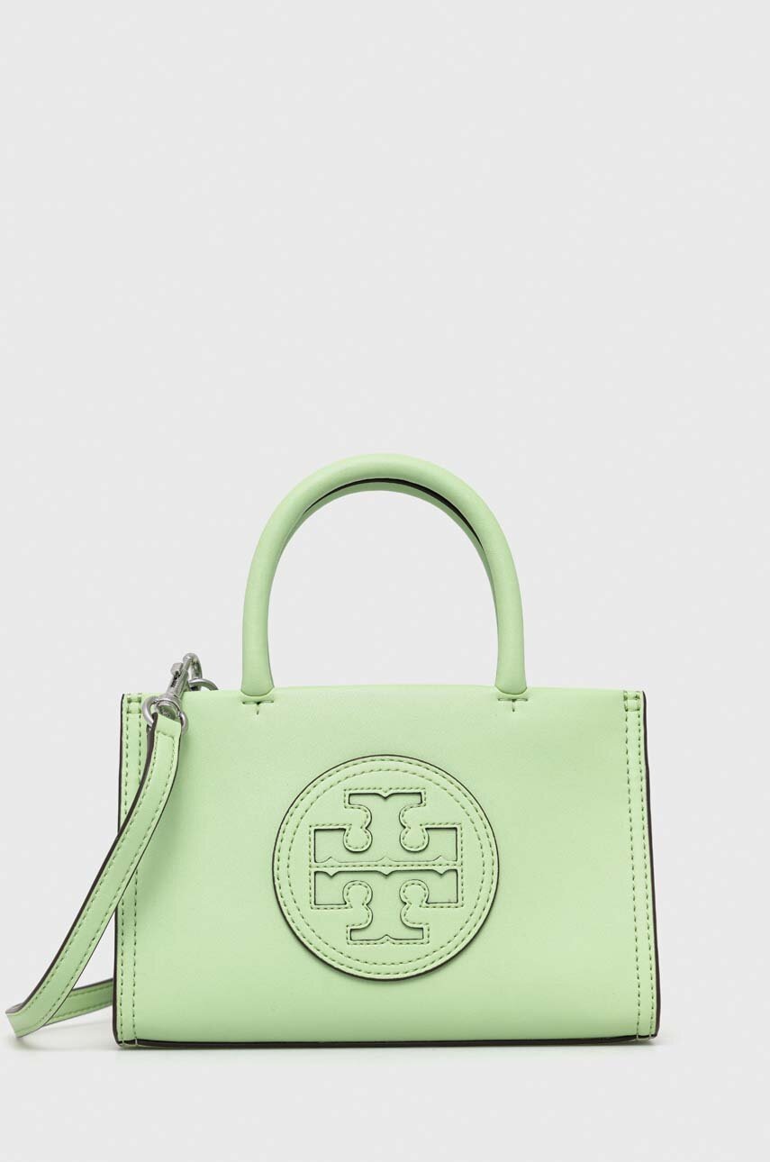 Kabelka Tory Burch Ella Bio Mini Tote- Mantis zelená barva - zelená -  Imitace kůže