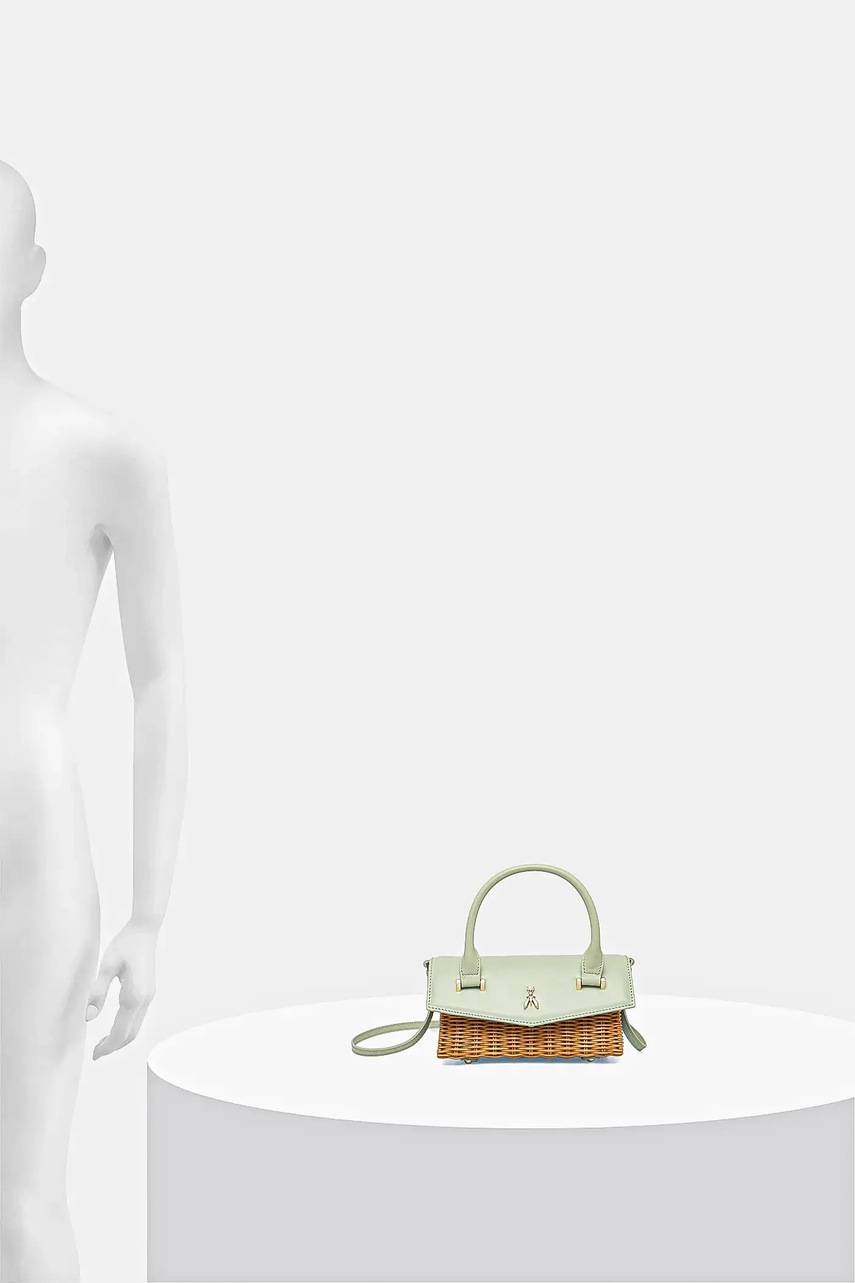 Τσάντα Patrizia Pepe χρώμα: πράσινο φωτογραφία