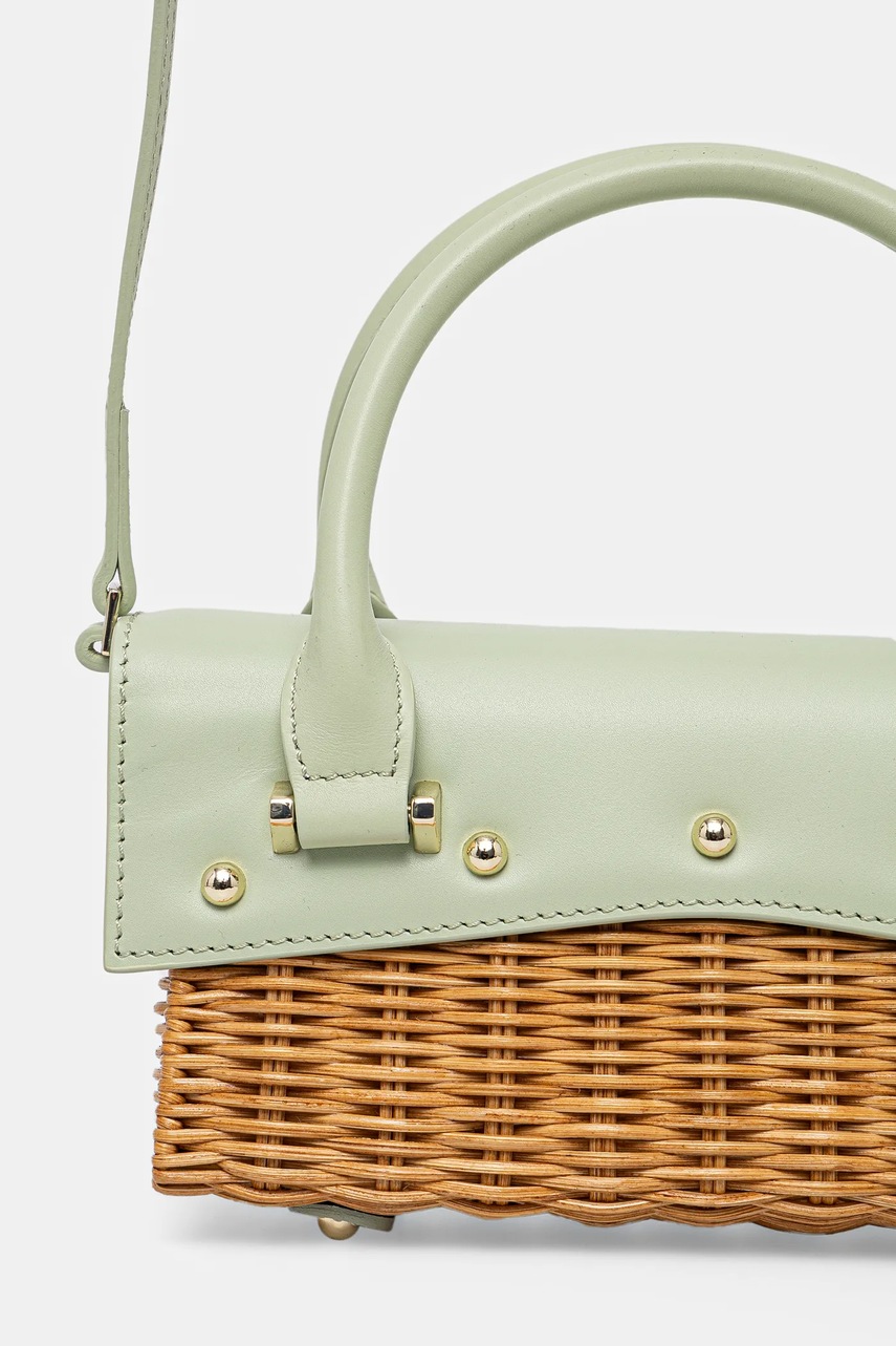 Τσάντα Patrizia Pepe χρώμα: πράσινο φωτογραφία