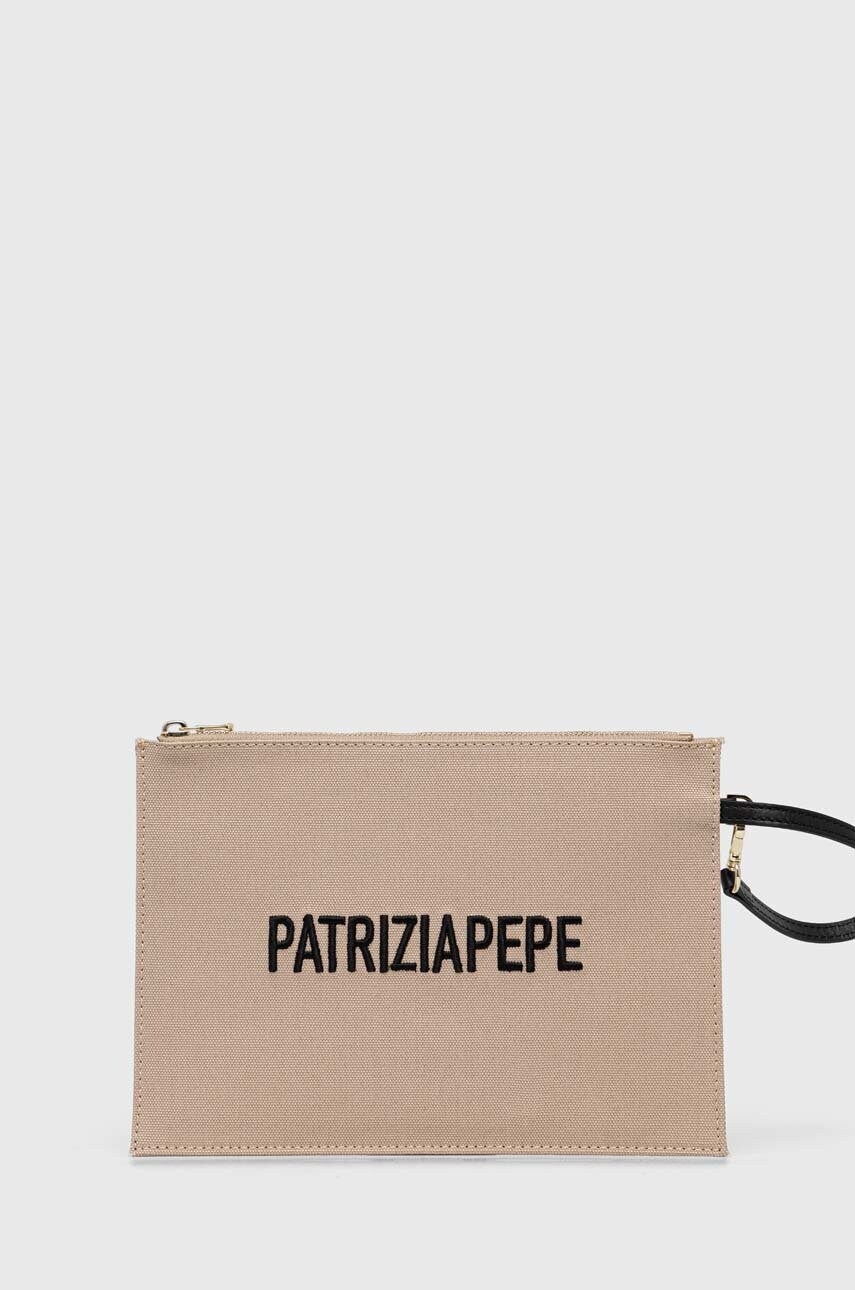 

Косметичка Patrizia Pepe цвет бежевый