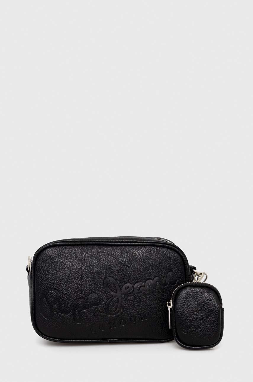 

Чанта Pepe Jeans в черно, Черен