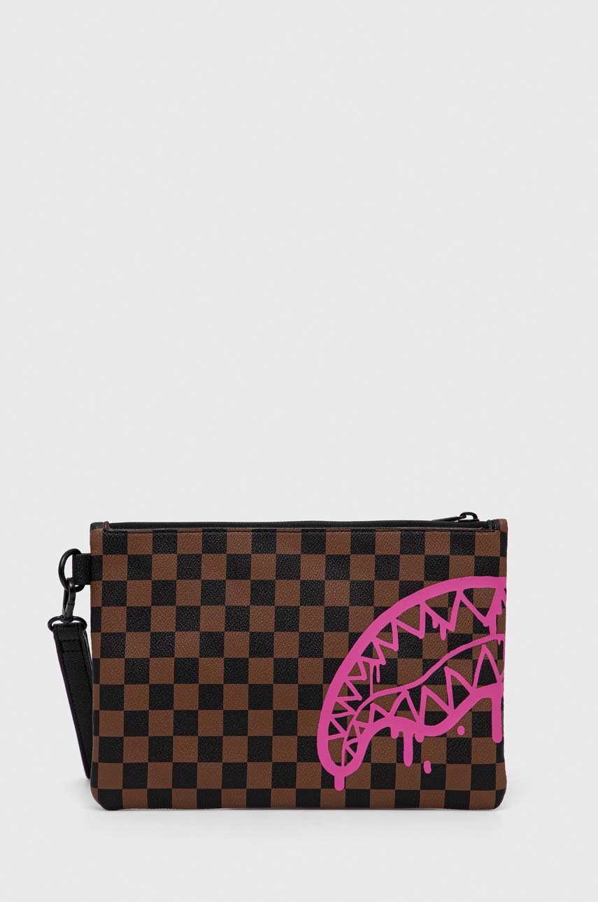 Sprayground borseta culoarea maro